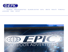 Tablet Screenshot of epicoutdoor.com